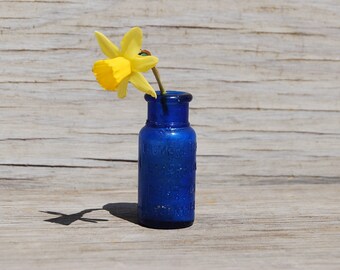Cobalt Blue Emerson Drug Co. Bromo-Seltzer Bottle