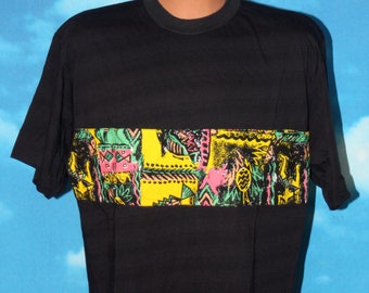Vintage 1990s Saved by the Bell - Zack Morris - Tammmuori Medium Black T-shirt