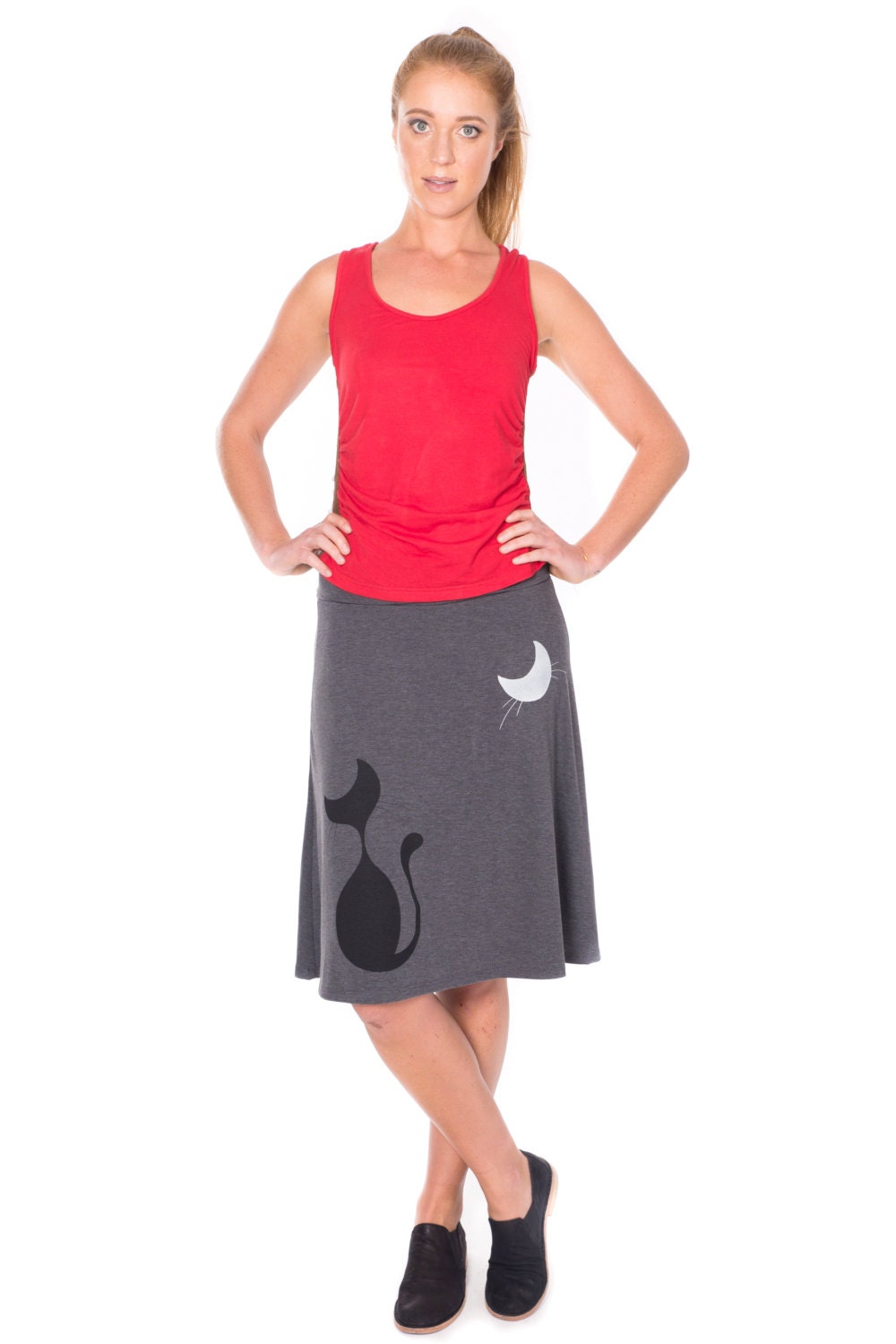 Gift for Cat Lovers Cat skirt for women Graphic skirts