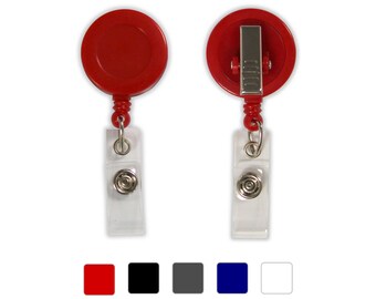Standard Badge Reel w/ Swivel Clip for ID / Holder (Various Colors Available)