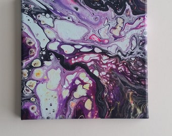 Nebula - 8 x 8" pour painting