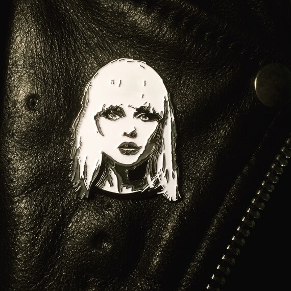 Debbie Harry Blondie 1 3/4" soft enamel pin