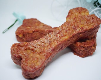 Dog Food Chew Bone Beef Flavoured Rawhide High Calcium Protein Low Fat Dog/Cat Treats