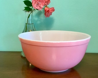 Pyrex Pink 403 Nesting Bowl, Pyrex Pink Flamingo Mixing Bowl, Vintage Pink Pyrex 2 1/2 Quart Bowl