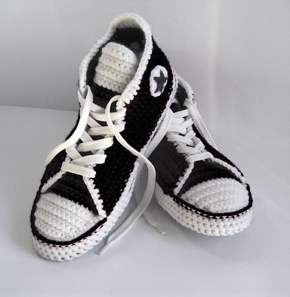 crochet converse sneakers