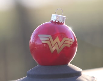 Wonder Woman Inspired Christmas Ornament