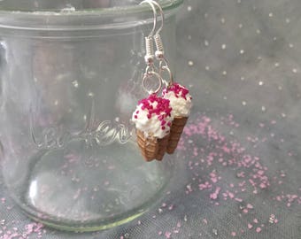 Earrings ice holiday memories