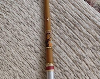 Orthodox Christian Baptismal Candle - Lambathes