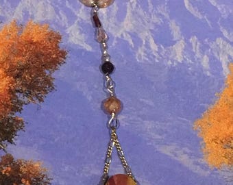 Agate Pendant One of a Kind Necklace
