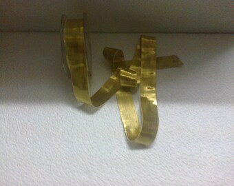 Gold sparkling 25mm wide for decor and party Ribbon.