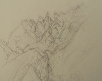 Alberto Giacometti - Original lithograph.