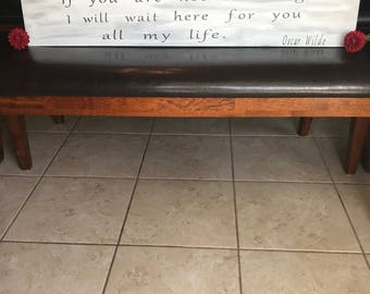 Oscar Wilde - Wooden Sign