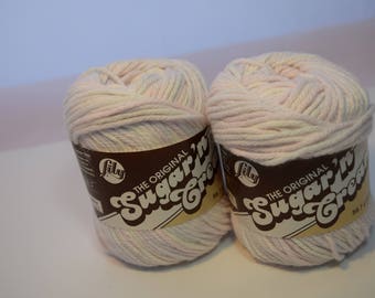 100% cotton yarn, 2 balls together 100 g
