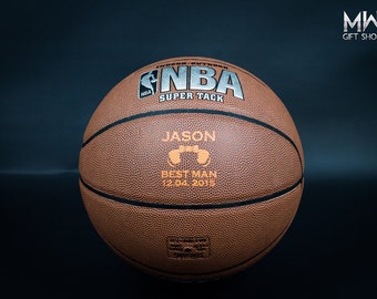 Personalized Basketball, Custom Basketball, Groomsmen Gift, High Shcool Basketball, College Basketball, Birthday Gift, Holiday Gift.