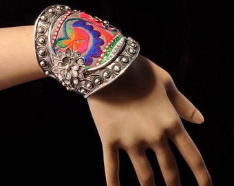 Tribal Jewelry, Tribal Bracelets, Ethnic Tribal Inspired, Indian Tribal Boho, Tibet Silver Jewelry, Boho Jewelry, Indian Tribal jewelry