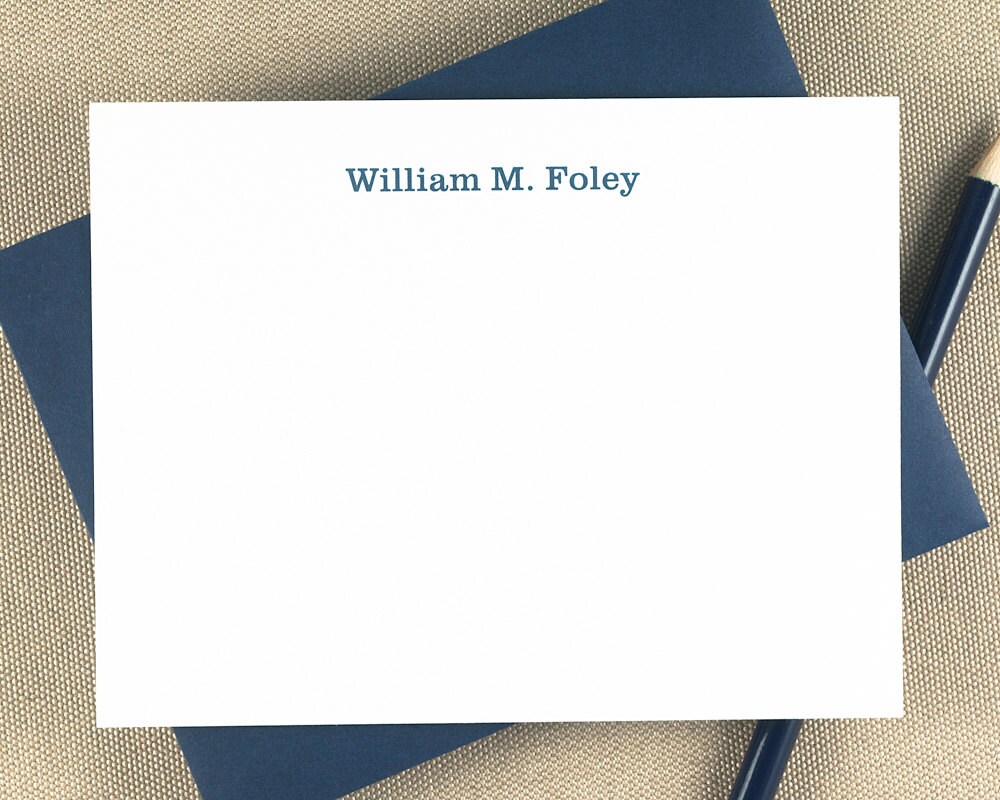 Personalized Stationery Cards with Name / Stationery Set for