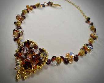 Gold heart Aflame