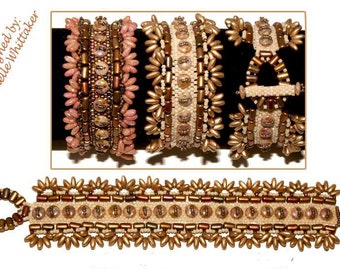 Golden Harvest Bracelet Tutorial PDF