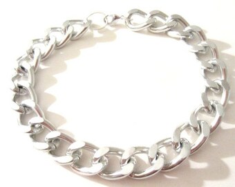 Chunky Chain Bracelet. Silver Chain Bracelet. Chain Link Bracelet. Chain Jewelry