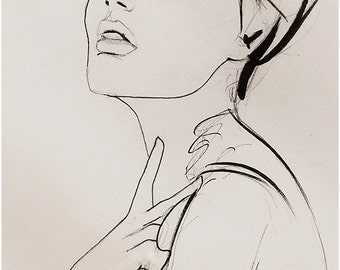 Substitute - Fashion Illustration Art Print