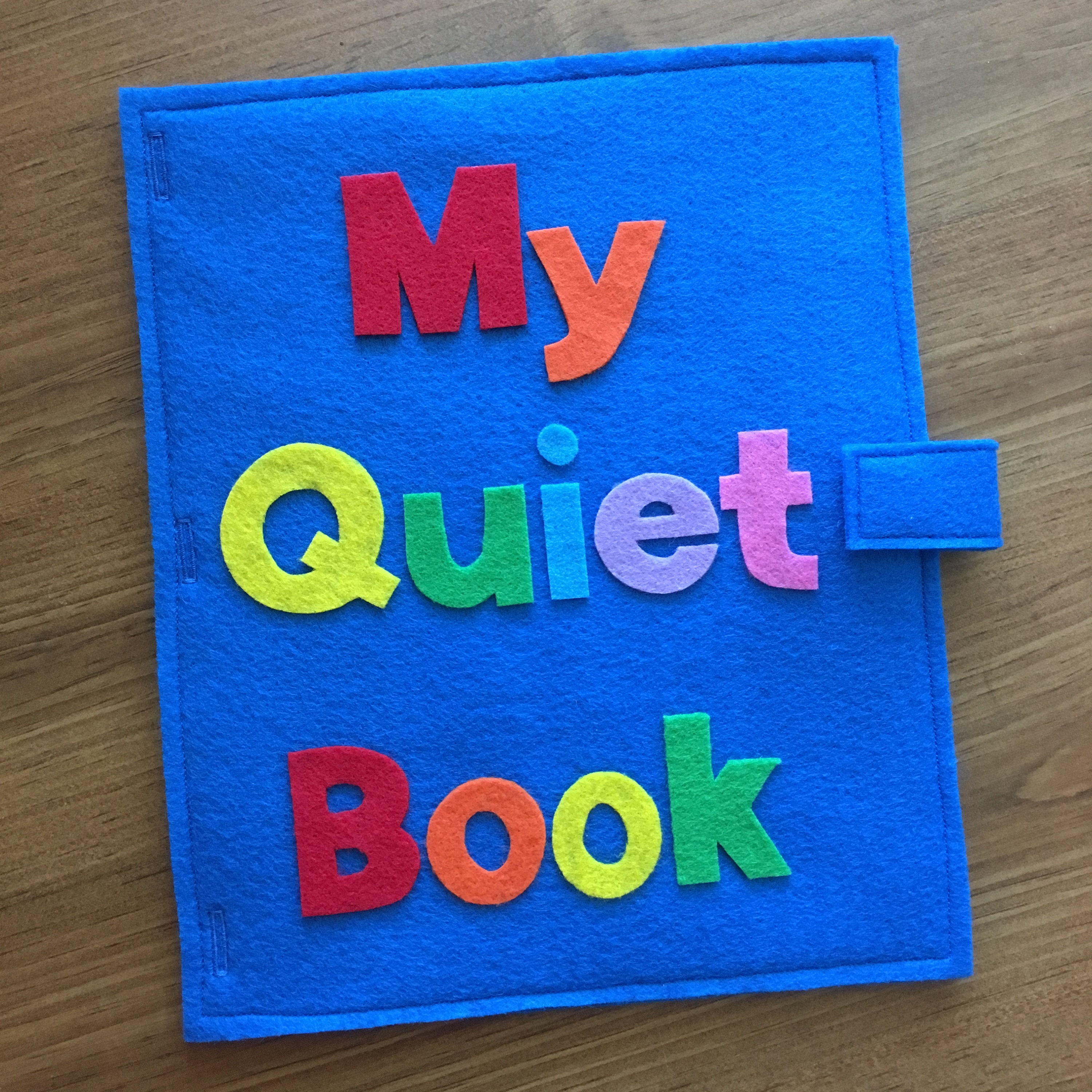 Quiet Book COVER Customize and Personalize a Cover for your