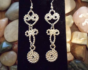 Twisted Silver Dangles