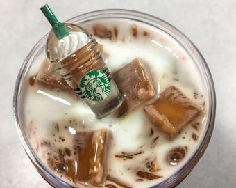 2 oz / 4 oz Iced Coffee Jelly Cube Slime ~Mocha~Vanilla~Caramel~Scented Slime~Avalanche Slime~Clear Slime~ASMR