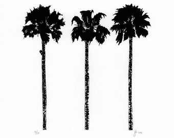 Palm Trees Screen Print