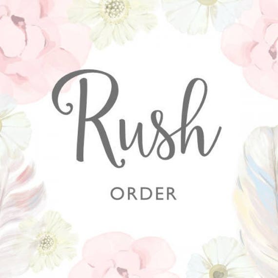 Rush Order upgrade