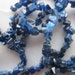 Dark Blue Cats Eye Chip Beads 4-6mm 20 Beads