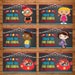Little Einsteins Party Tags Chalkboard - Little Einsteins Favor Tags - Little Einsteins Birthday Party Favors - Little Einsteins Printable