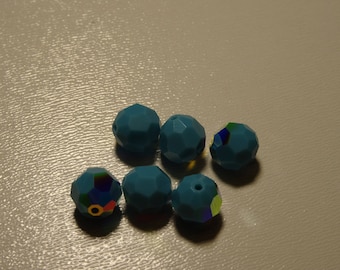 FACETED SWAROVSKI AB 8mm Turquoise