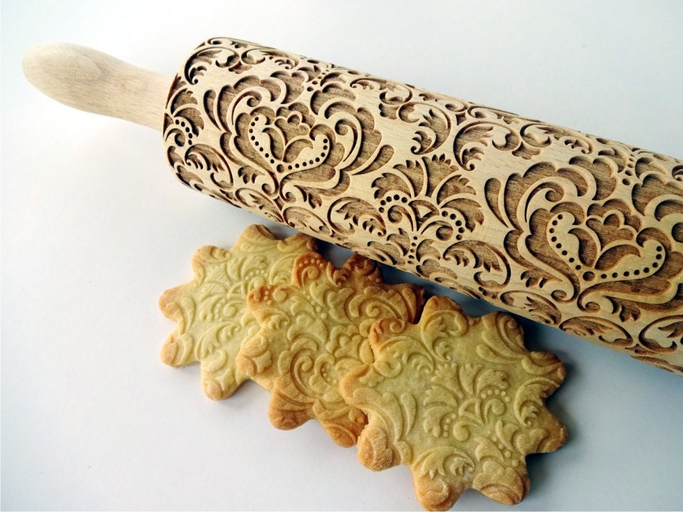 Laser cut rolling pins