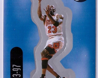 1998 MICHAEL JORDAN Upper Deck Basketball INSERT Sticker 13