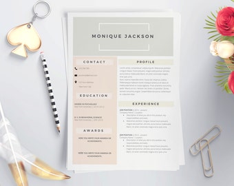resume templates cv templates by laurelresume on etsy