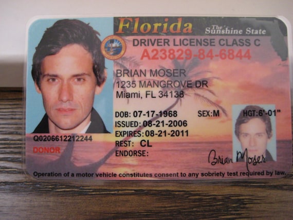 Dexter Brian Moser Driver's License Ice Truck Killer