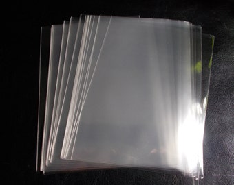 100 9 x 12" Clear Flat Cello Bag Plastic Envelopes Cellophane Bag Sleeves Open End Packaging