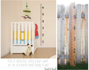 Growth chart sticker Growth chart sticker