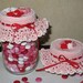 Crochet pattern Jar "Top-ography" thread jar lid cover
