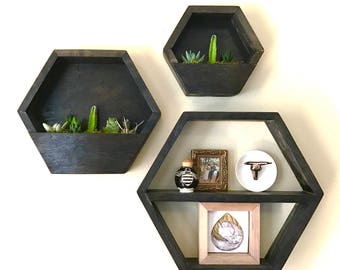 Hexagon Planter || Living Wall || Vertical Garden || Wall Planter || Hanging Planter