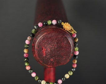 Tourmaline bracelet - angled-sulphur