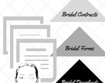 Makeup Artist (MUA) Bridal Business forms