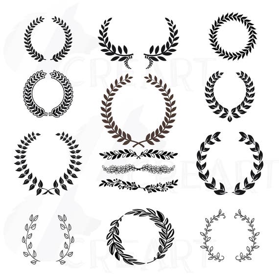 Free Free 232 Wreath Silhouette Flower Border Svg SVG PNG EPS DXF File