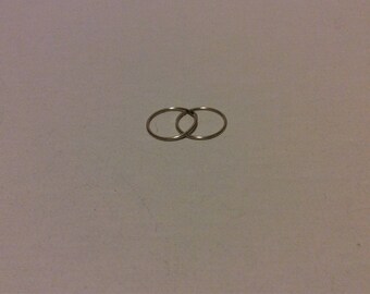 Sterling Hoop Earrings