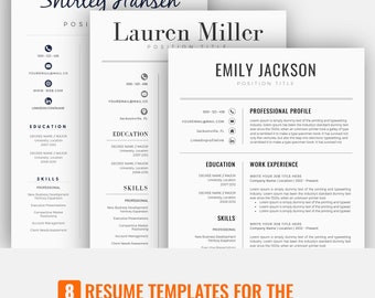 Resume Template | CV Template | Professional Resume Template | Resume Template Word | Creative Resume Template | Modern Resume Template