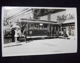 RPPC Cable Car Turn around, San Francisco, CA at The Owl Rexall Drug Store