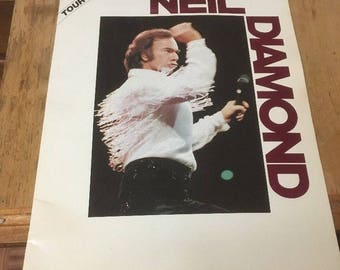 Neil Diamond 1986 Tour Program -Great Photos