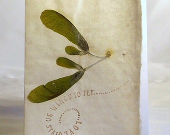 Classic Hand Made Paper Card--Fly Away Love--Perfect for The Love of your life