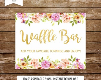 Waffle invitation | Etsy
