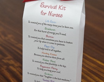 Survival Kit for Nurses - Printable PDF
